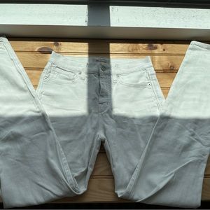MADEWELL high rise skinny jeans